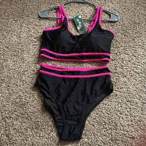 Blooming Jelly Womens High Waist Bikini Sets